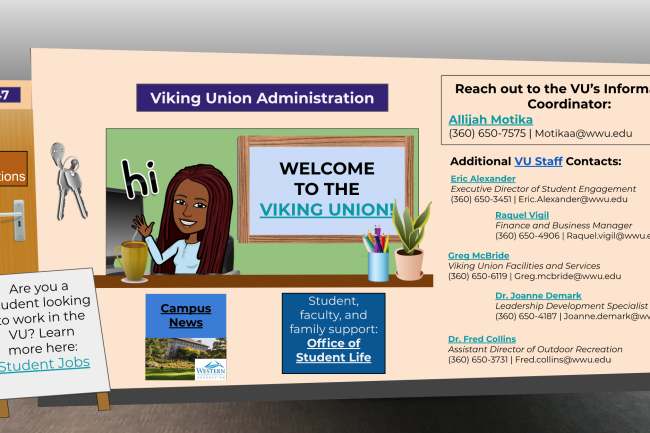 Bitmoji image of VU Admin Desk