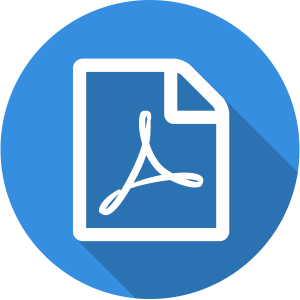 Blue PDF Icon