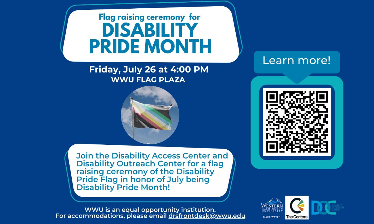 Disability Pride Month: Disability Pride Flag Raising